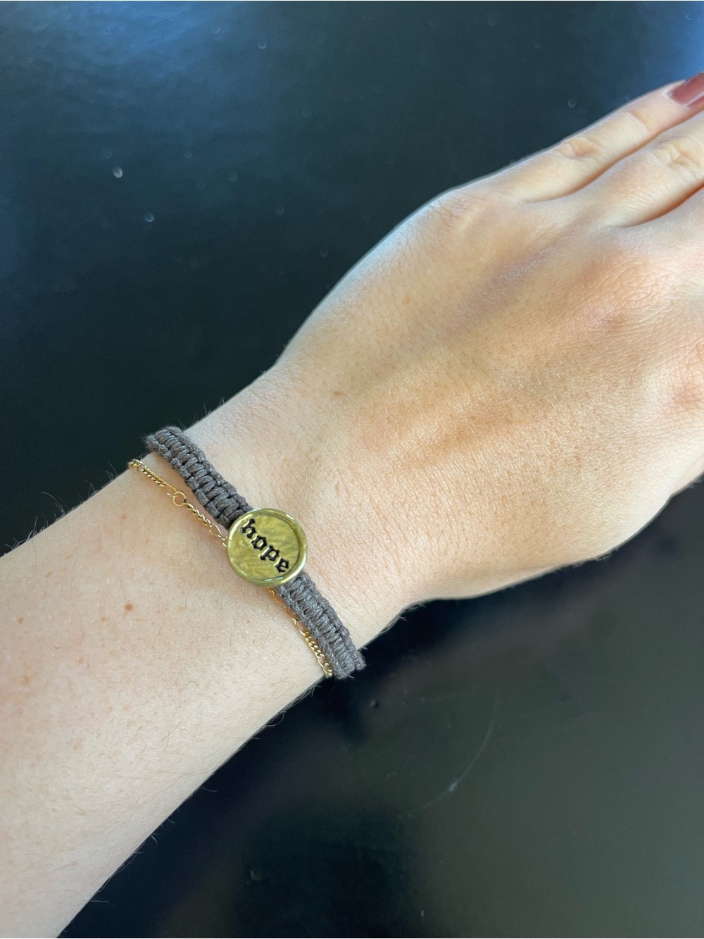 Waxing Poetic Camp Macrame Bracelet